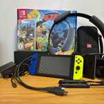 Konsola Nintendo Switch | Nowe JoyCony | + Akcesoria