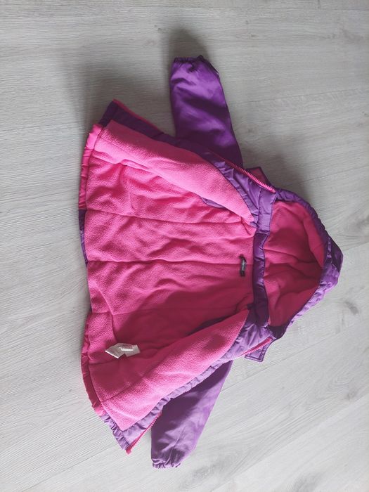 Kurtka dziewczęca jesienno-wiosenna z polarem r.86