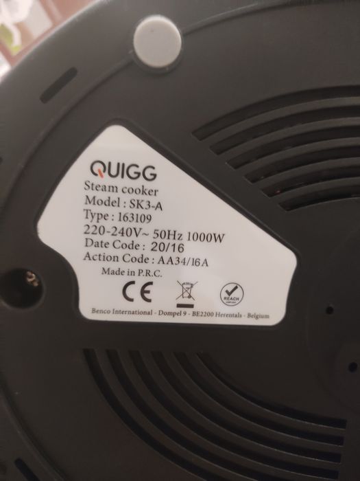 Panela de cozer a vapor QUIGG