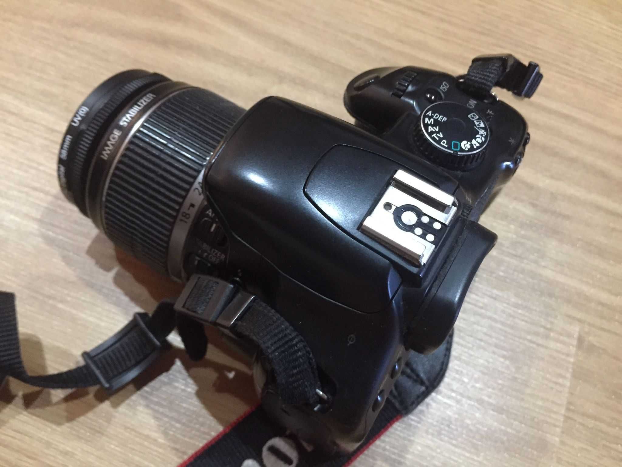 Canon EOS 450D + Lente 18-55mm + 2 Baterias + Carregador + Filtro UV