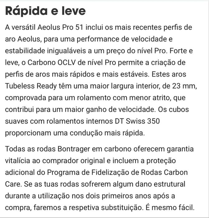 Rodas Estrada Bontrager Aelous TRL Disc Pro 51 Carbono