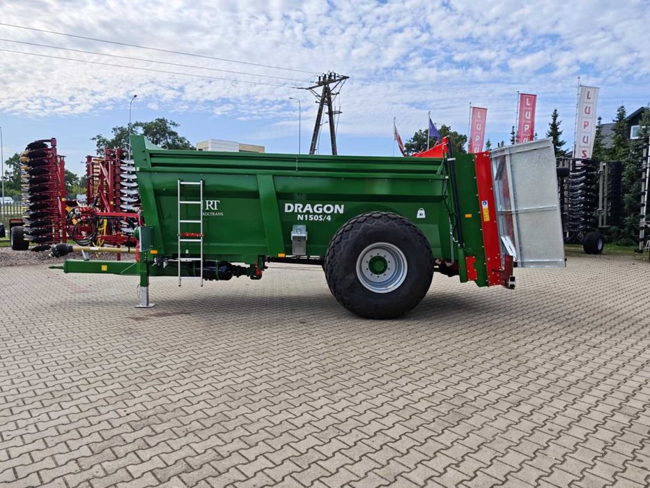 Rozrzutnik obornika 10 ton jednoosiowy ROTRANS PRONAR