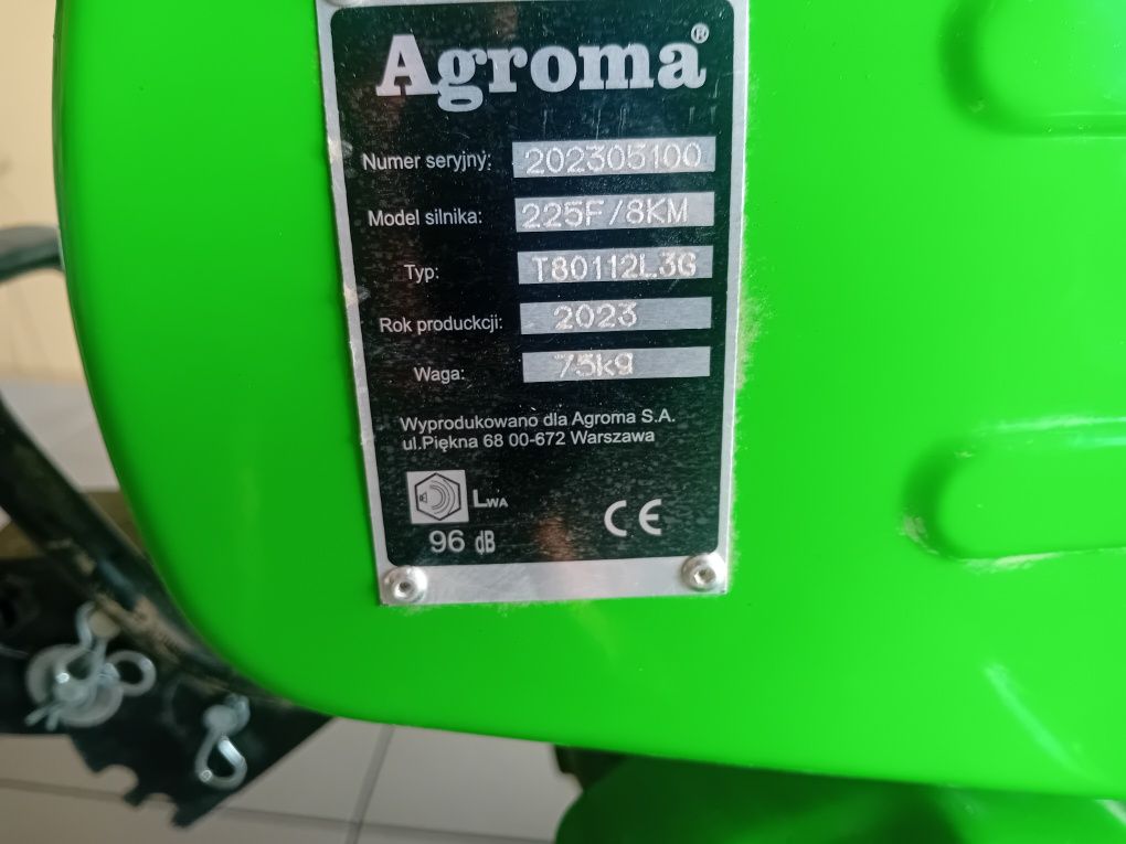 Glebogryzarka AGROMA 225CM3 8KM