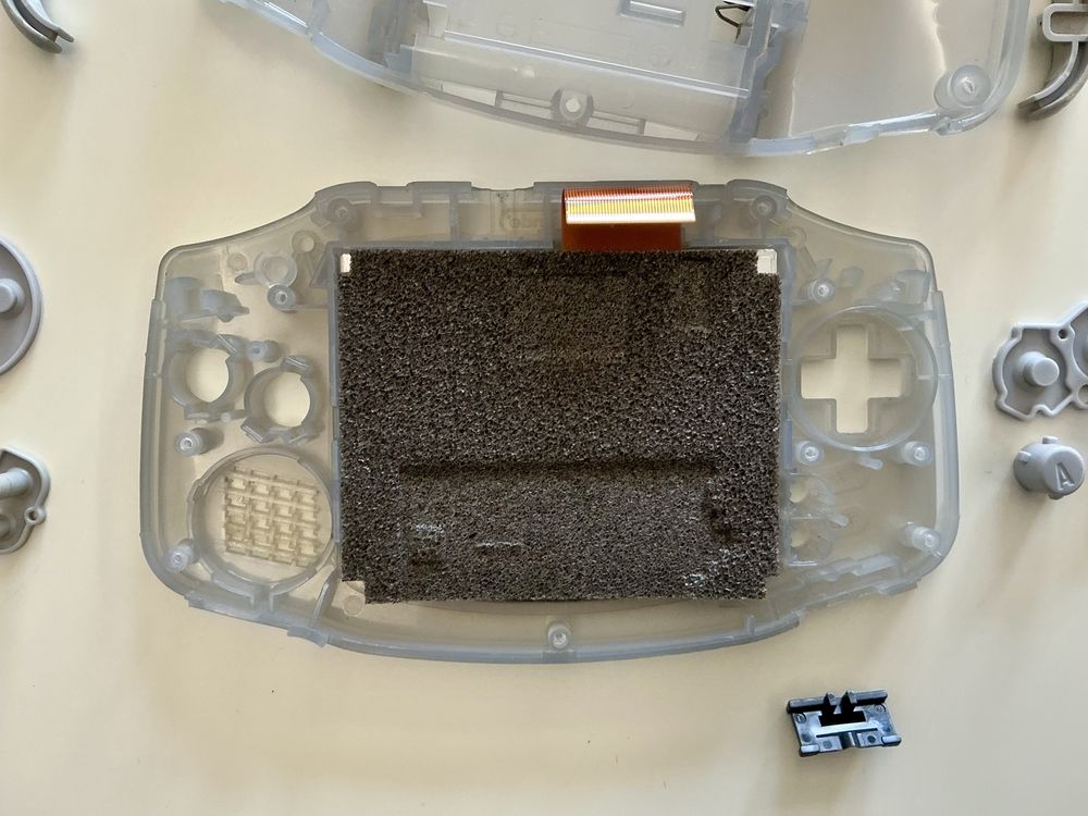 Game Boy Advance AGB-001 oryginalna obudowa + wyświetlacz / ekran