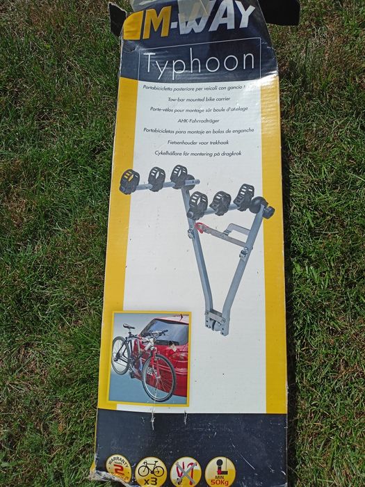 Uchwyt na 3 rowery na hak Nowy