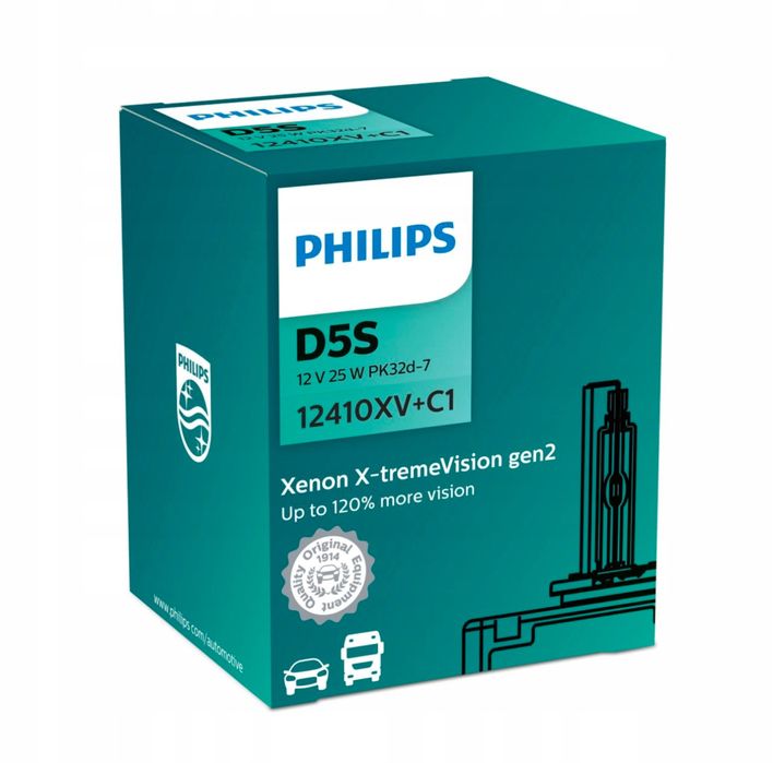 Żarniki xenon D5S PHILIPS XTREME! Nowe! Komplet! Mocne!