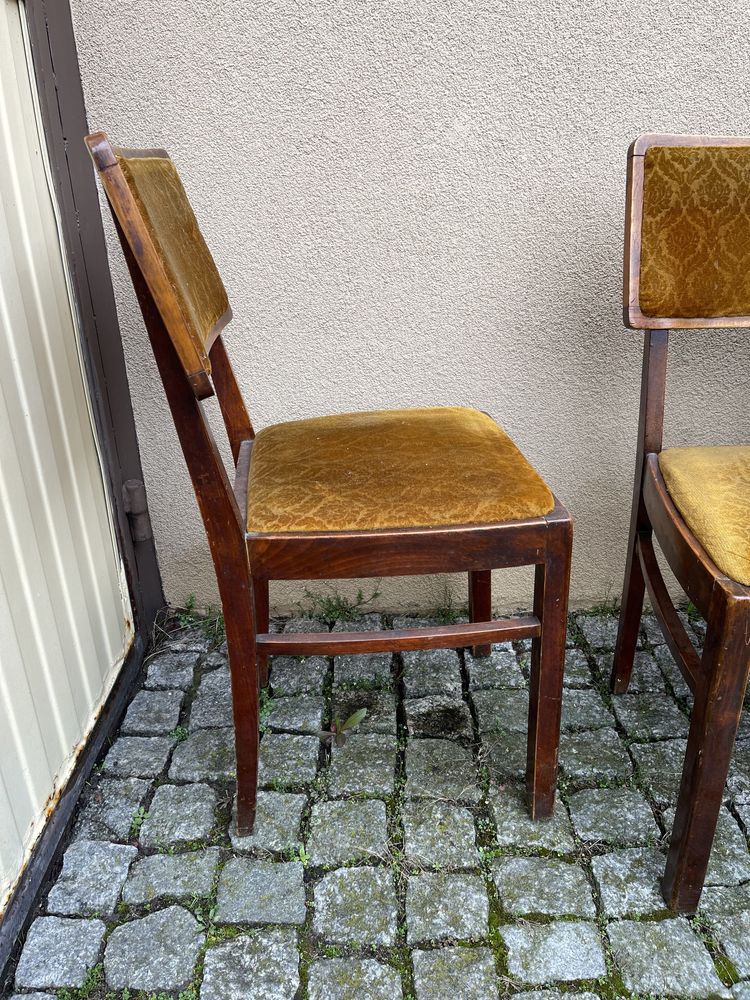 Vintage stare krzesła krzesło klasyk PRL 2szt