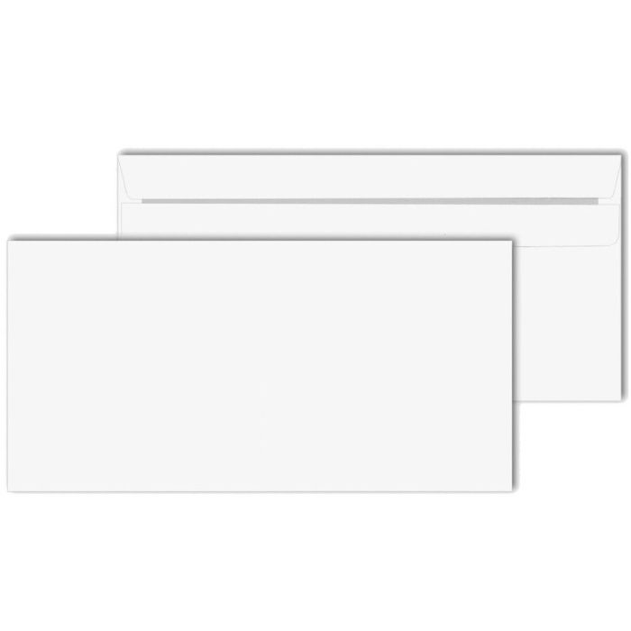 1000 Envelopes DIN 110x220mm com Fecho para Envio (Correio) | Cartas