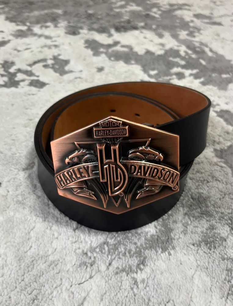 Ремень Harley Davidson Бляха винтаж харлей дэвидсон рок метал мерч реп