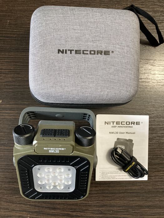 Антимоскітний ліхтар Nitecore NWL30 з магнітним кріпленням (18000 мАг)