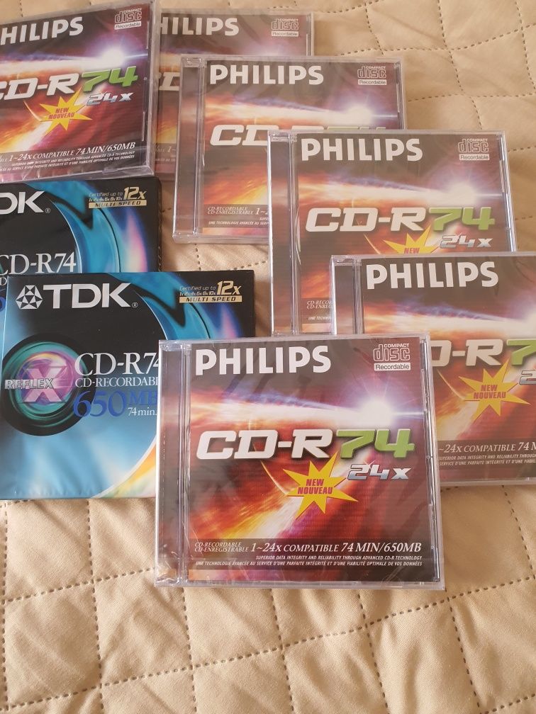 Płyty CD Philips Tdk nowe zafoliowane