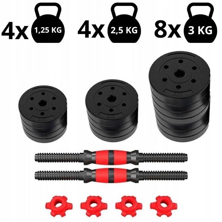 Meega zestaw hantli 2x20kg