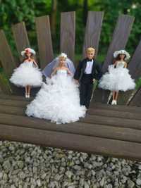 Zestaw ubranek ślubnych dla lalek typu Barbie