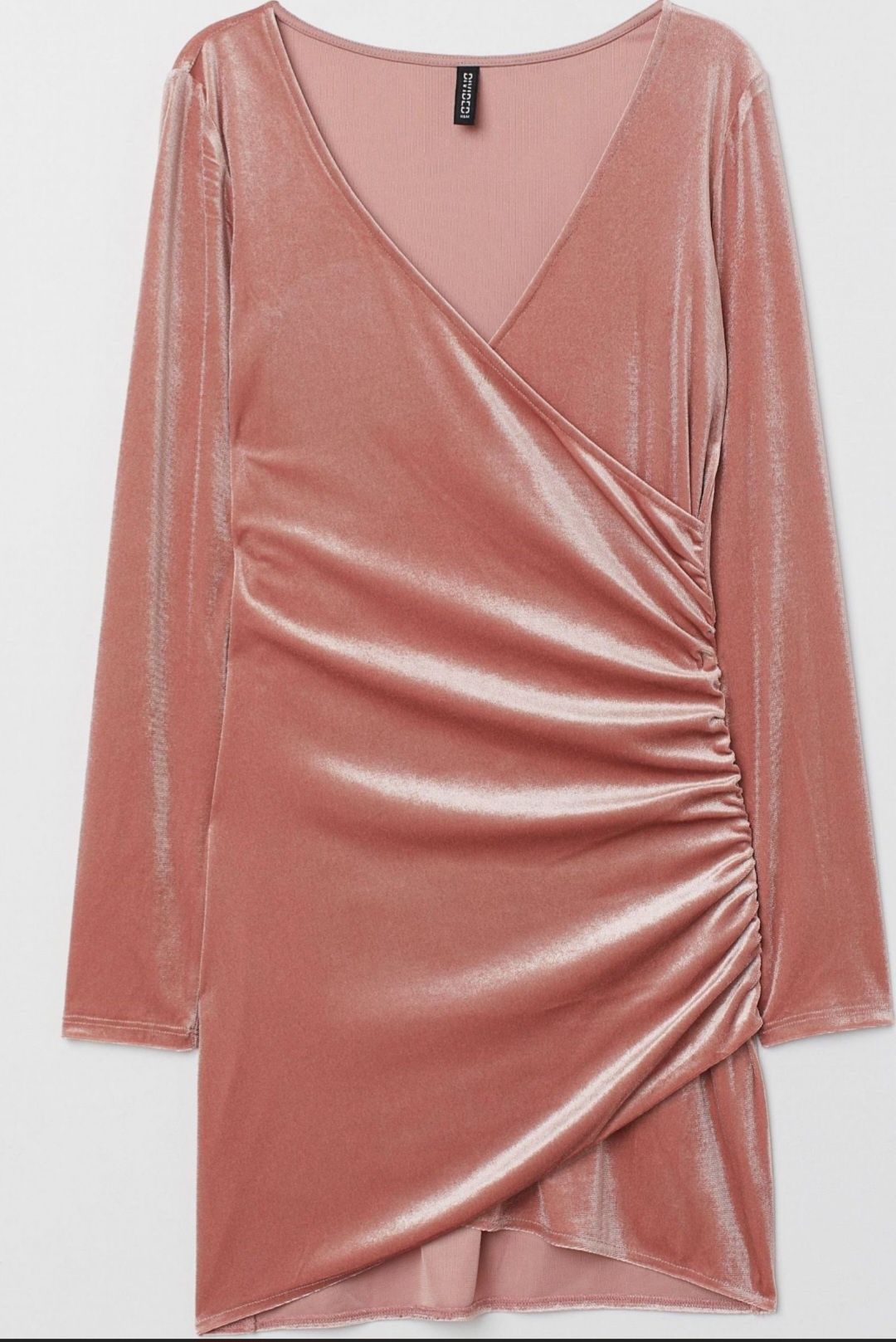 Сукня H&M pink velvet