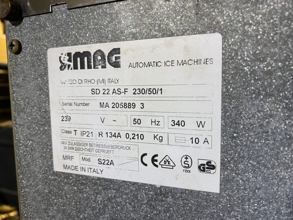 Льдогенератор б/у SIMAG Italy