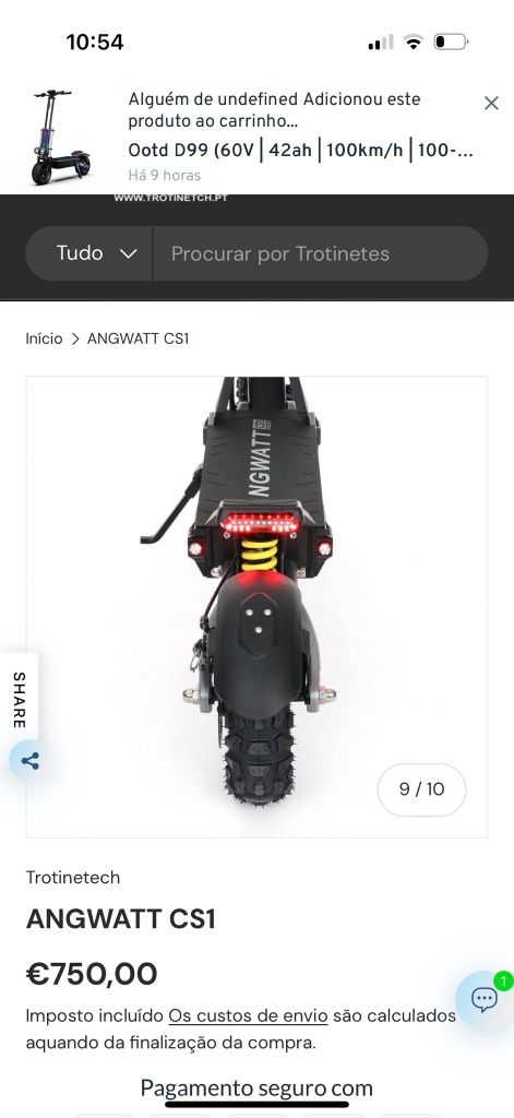 Trotinete  angwantt cs 2