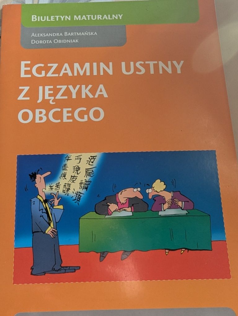 Biuletyn maturalny, egzaminy ustny z jezyka obcego