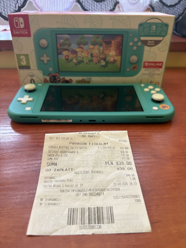 Sprzedam nintendo switch lite
