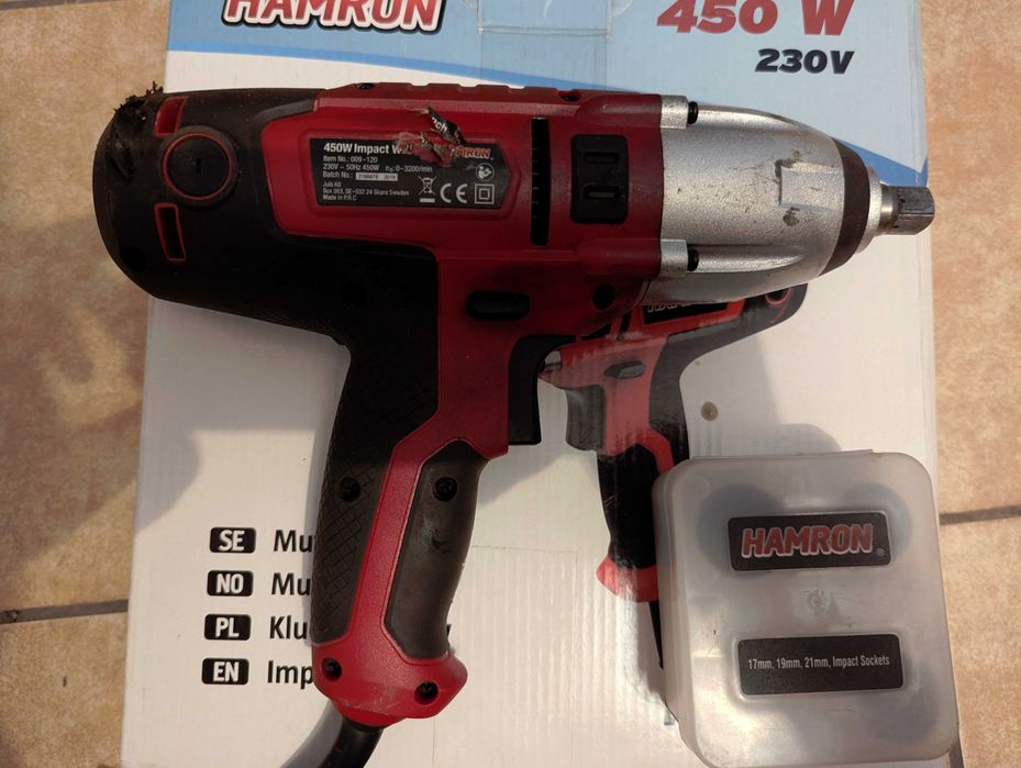 Klucz udarowy Hamron 450W 400Nm 230V