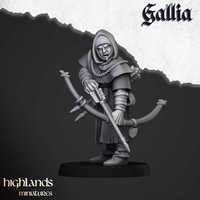 Gallia Archer #3 Highlands Miniatures Old World Warhammer
