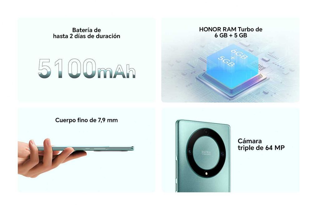 Honor Magic6 Lite 5g 8/256gb Green 5300mAh 749zł CentralGsm Warszawa