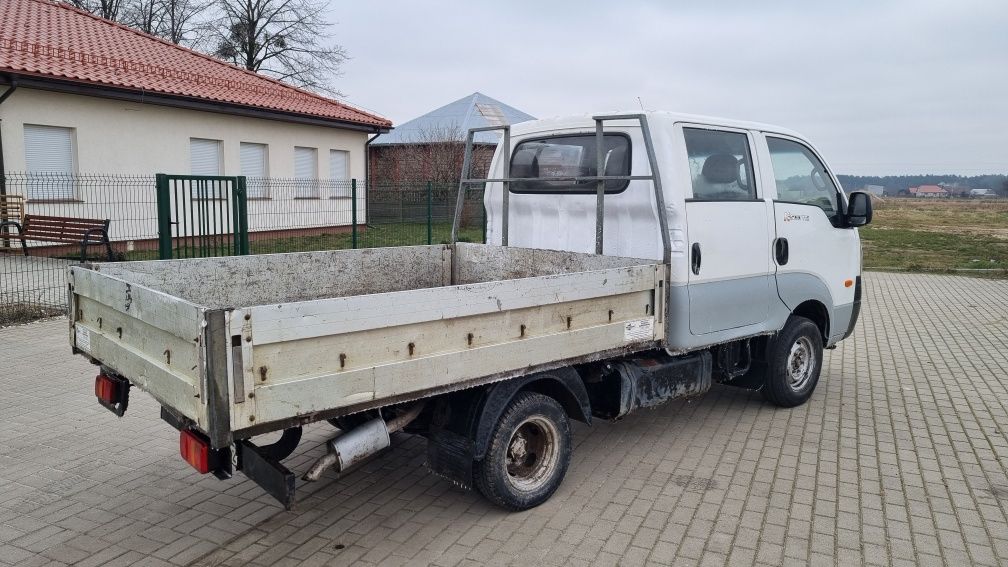 Kia K2500 K2700 2.5 turbo diesel 06/07r doka, dobel kabina, skrzynia