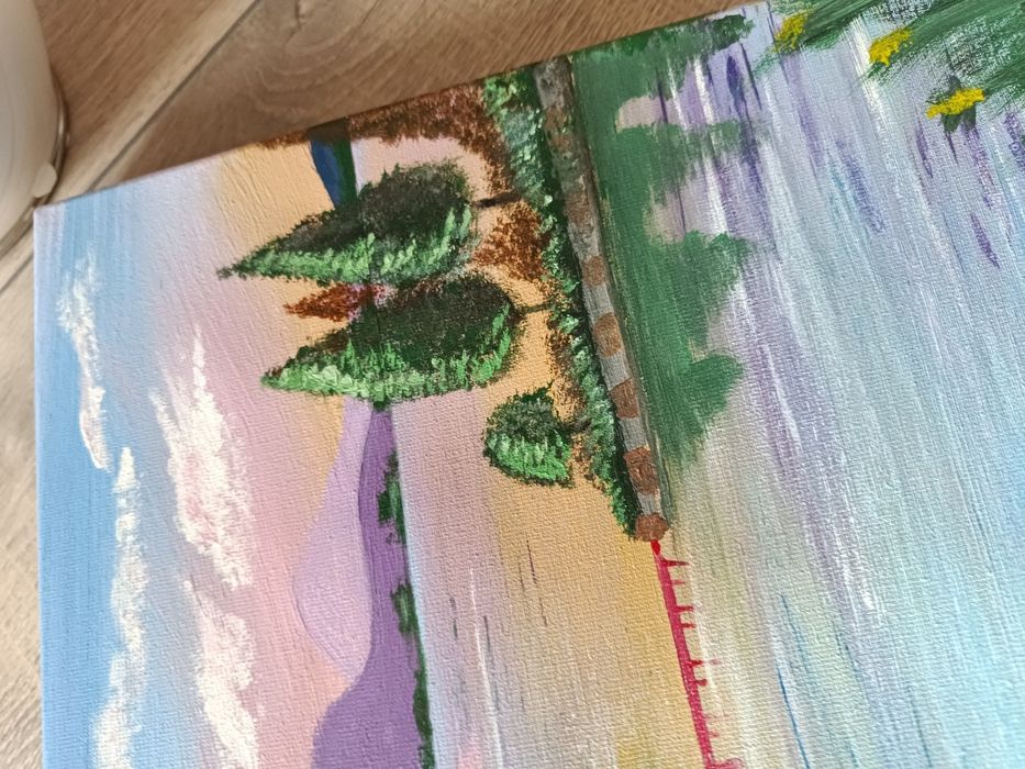 Obraz 30x40 akryl łódka