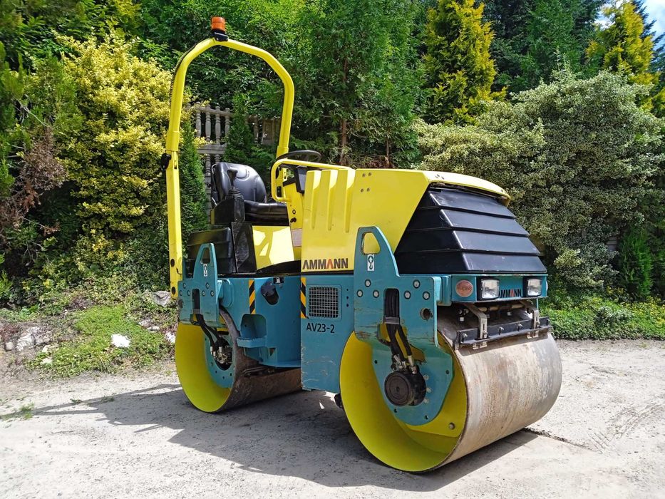 Walec drogowy Ammann AV23-2  2500kg YANMAR 2.5t stal wibracje OKAZJA