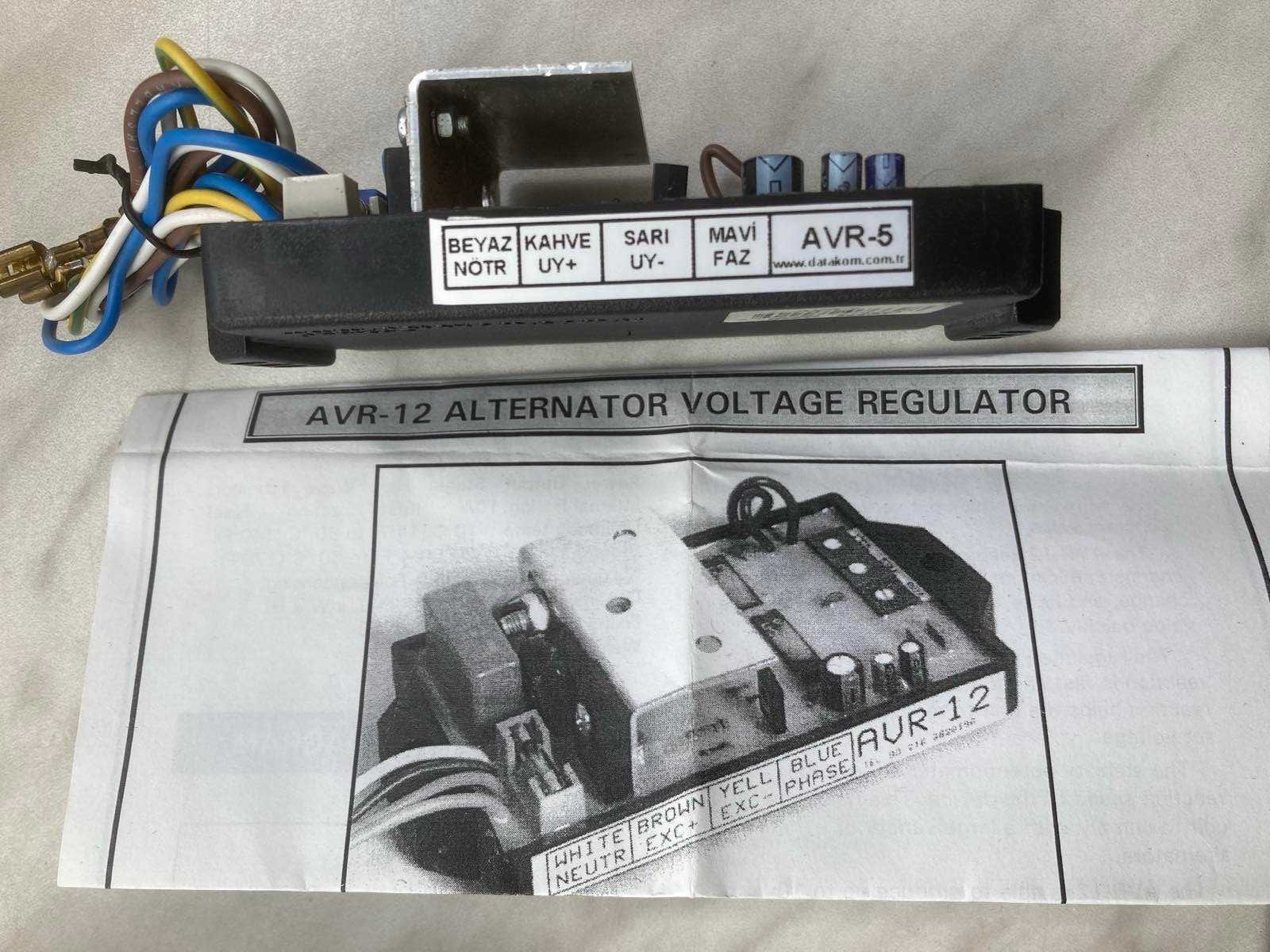 AVR-12 для любых однофазных генераторов переменного тока