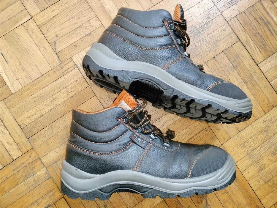Buty robocze Willax Safety&More, r.41/27cm, skóra, wzmacniane czubki