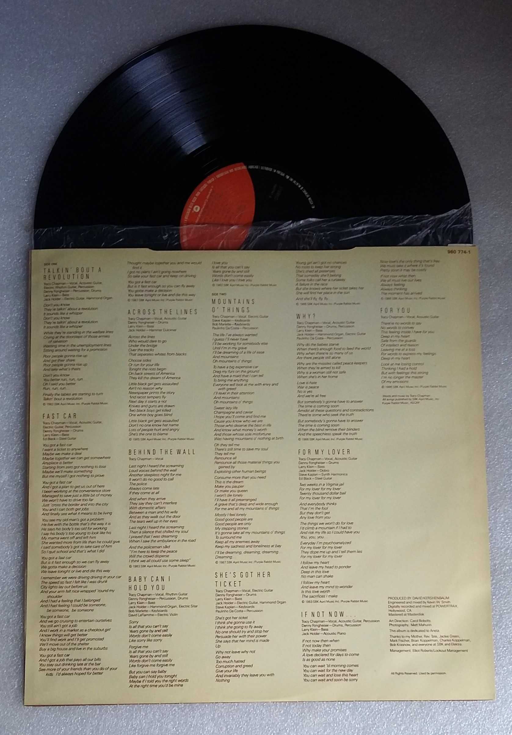 Tracy Chapman - Tracy Chapman LP