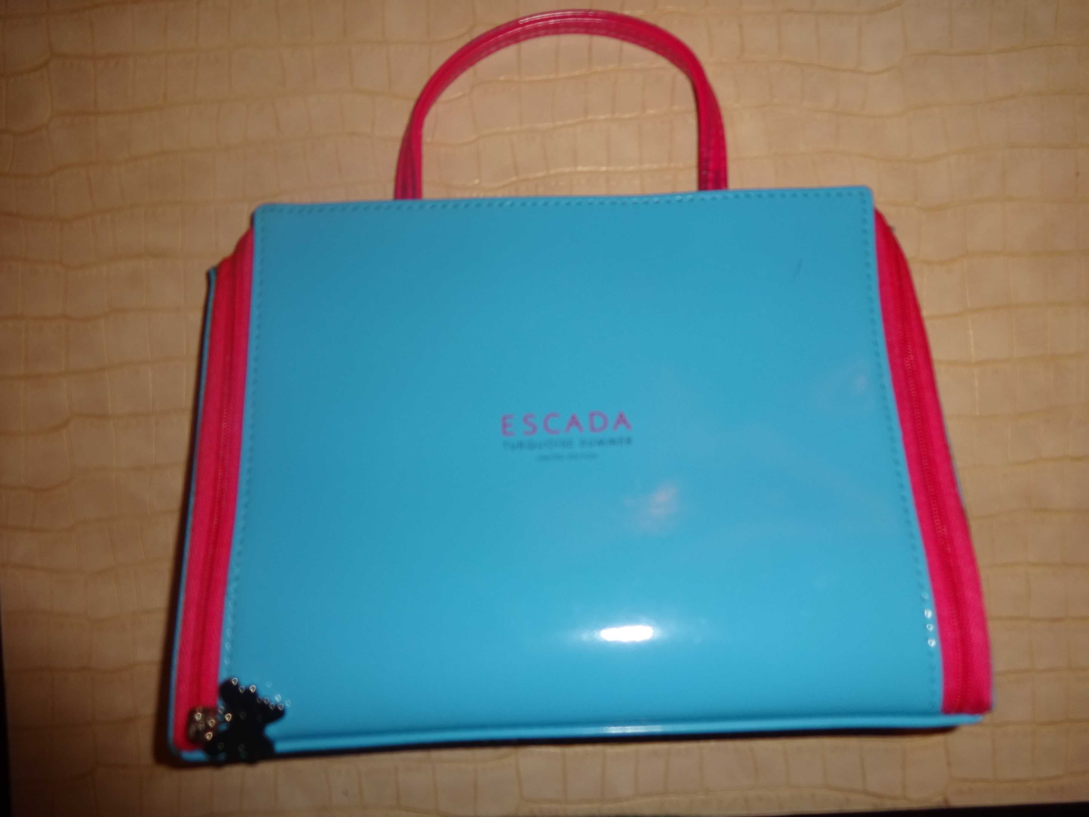 ESCADA Turquoise Summer oryg. niebieska kosmetyczka Limited Edition