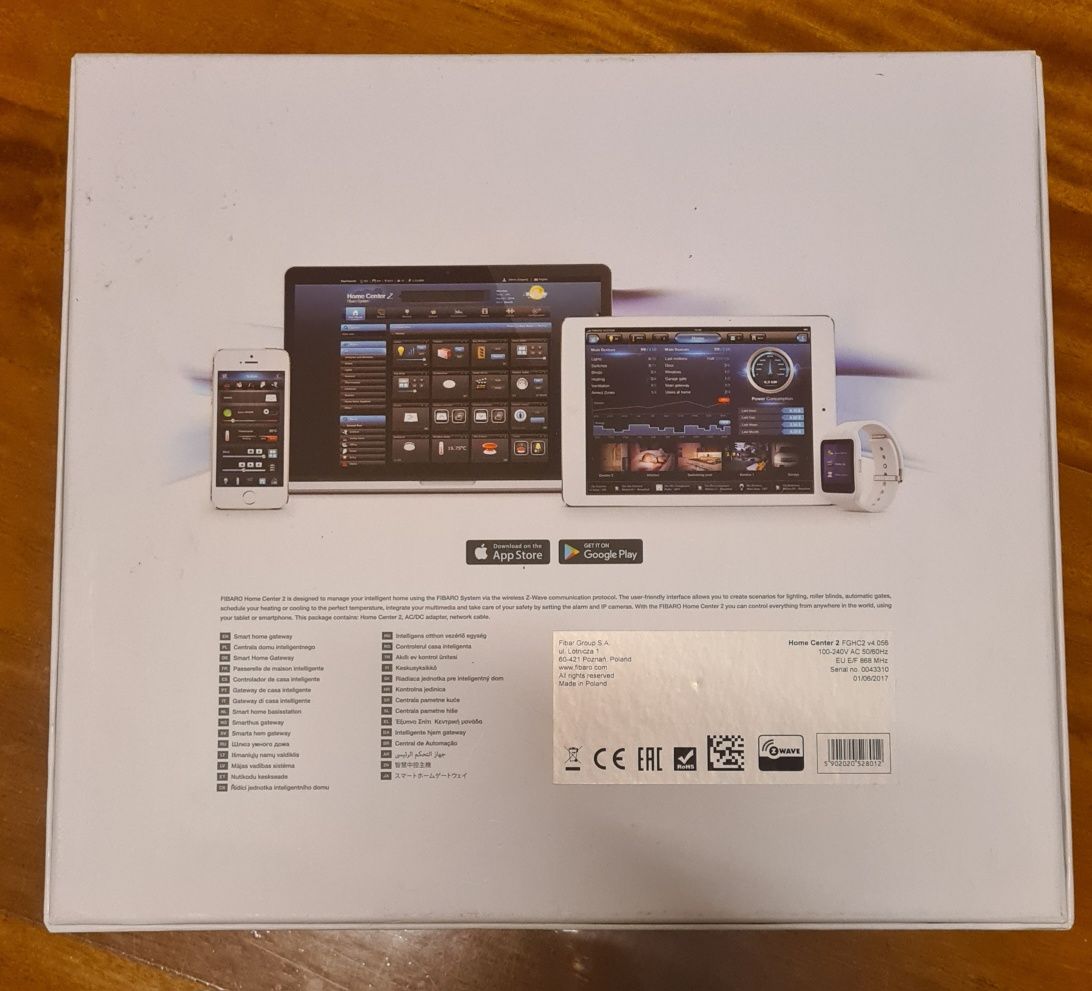 Sprzedam FIBARO SYSTEM Home Center 2 100% sprawny + GRATISY!
