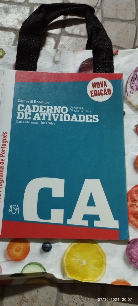 Caderno de atividades de Português 7° ano