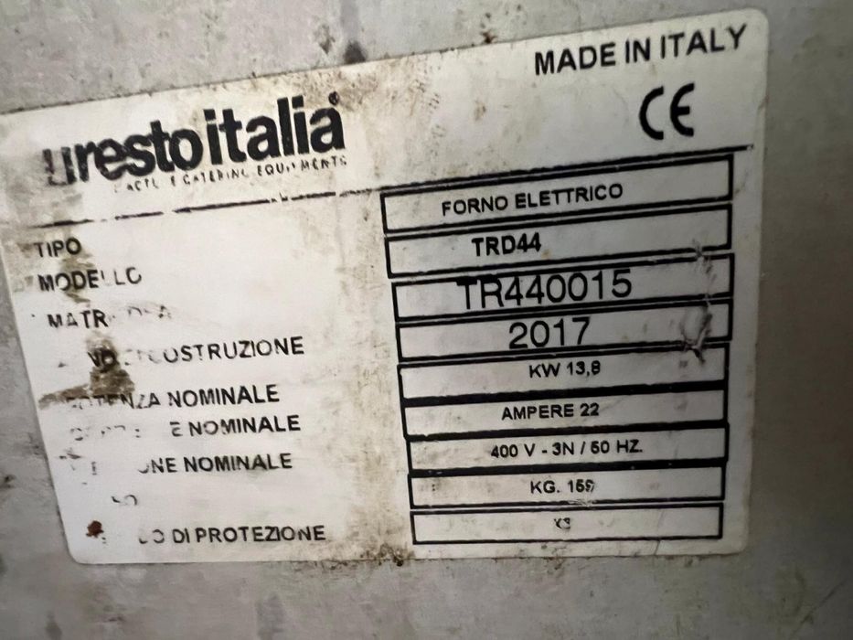 Piec elektryczny FORNO ELETTRICO TRD44