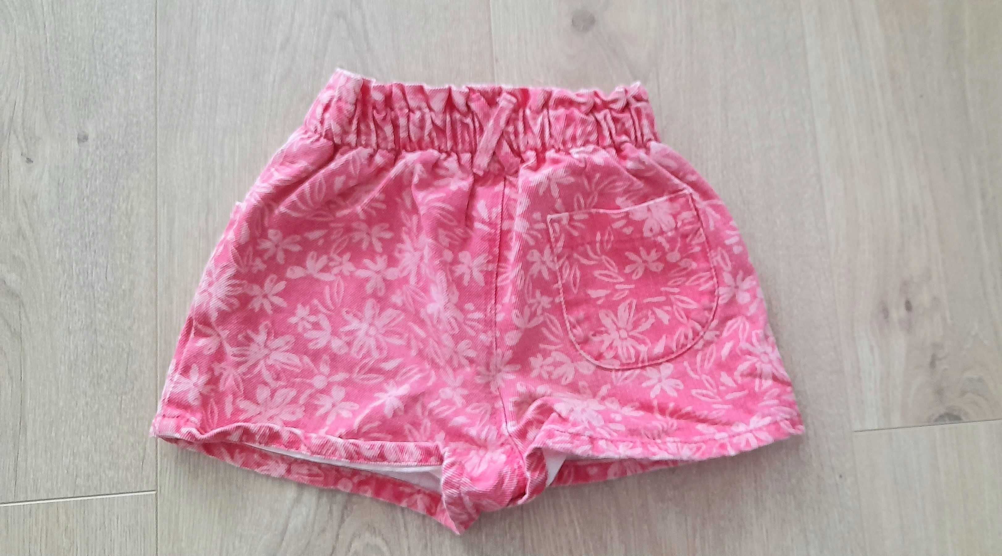 Spodenki dziewczęce jeansowe Zara paperbag