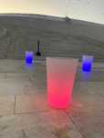Mobiliario led bares vasos mesas