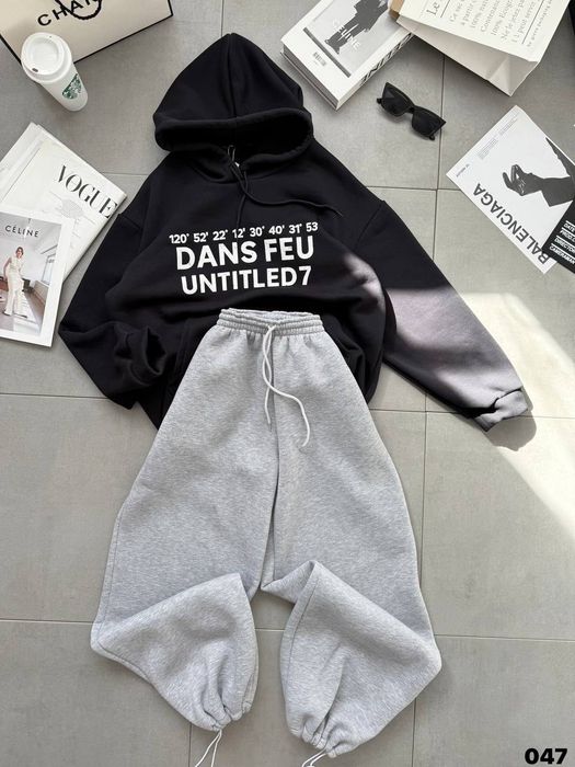 Костюм спортивний молодіжний трьохнитка на флісі