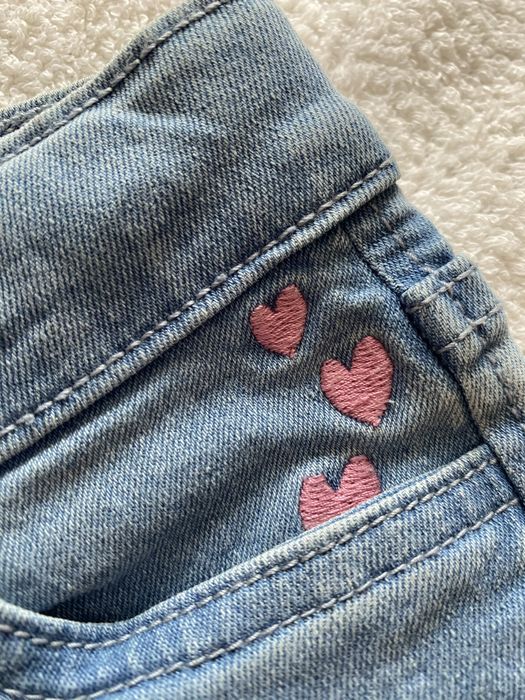 Нові Шорти джинсові на дівчинку Sinsay 122