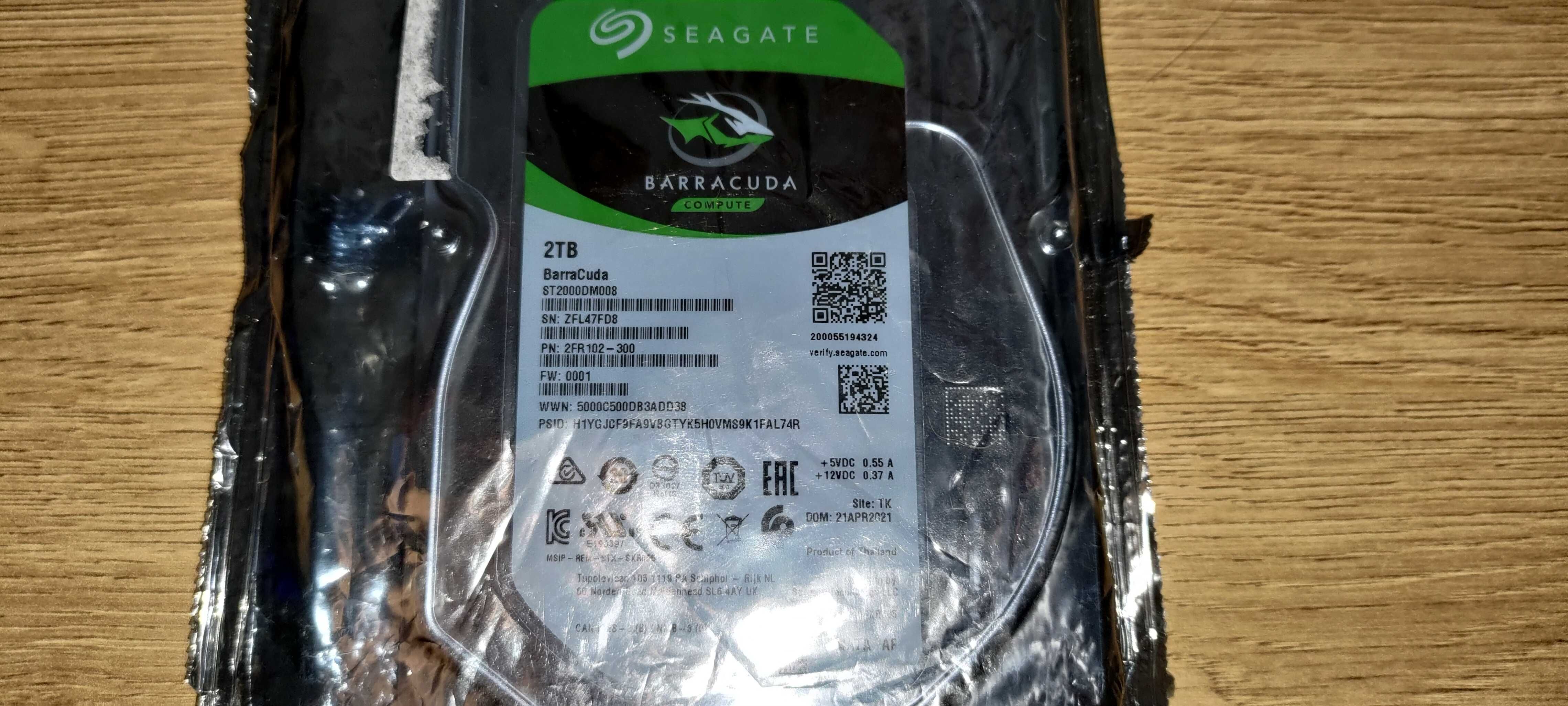 Seagate BARRACUDA 2TB 7200obr. 256MB