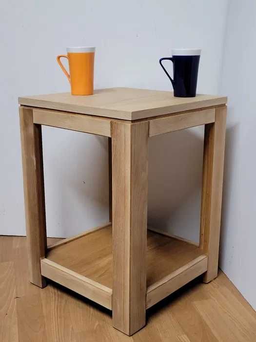 Stolik dębowy kawowy nocny drewniany