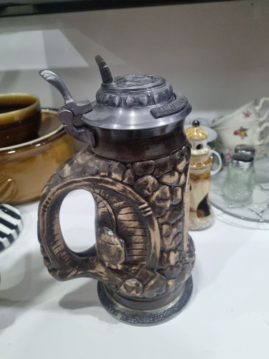 Kufel ceramika cyna 30lat karczma Górnicza kadra 30-lecie 2019