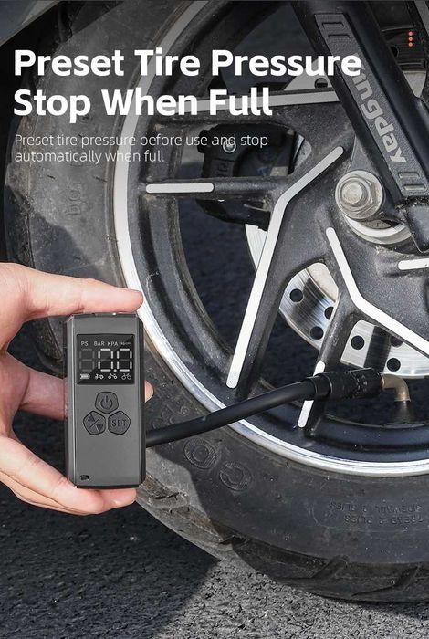 Pompka elektryczna West Biking rowerowa motocyklowa