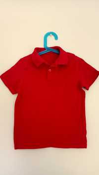 Koszulka polo czerwona rozmiar 110-116 F&F
