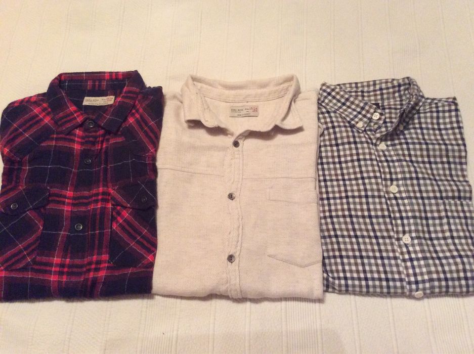 Camisolas e camisas Benetton, Zara e zippy t13/14