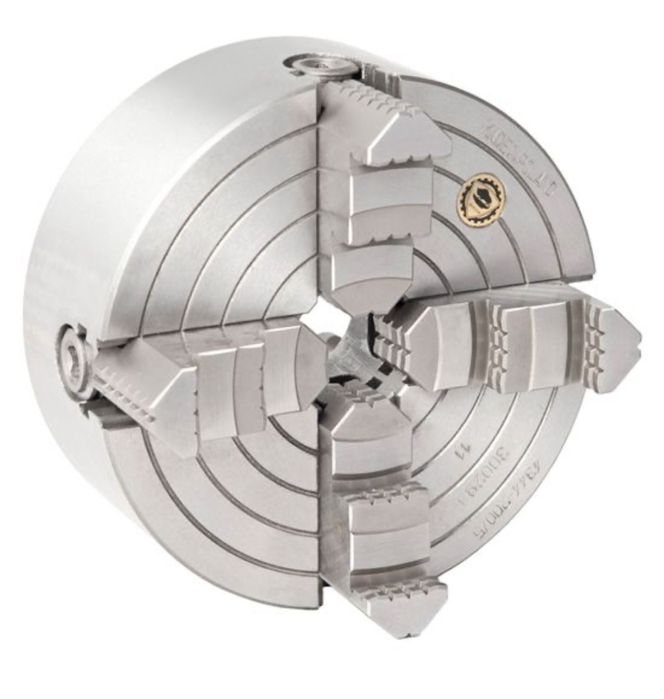 UCHWYT TOKARSKI Bison 4344 fi 400 4 szczekowy niezalezny camlock d1-8