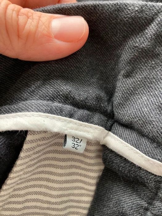 Spodnie męskie ciemnoszare W32 L 32