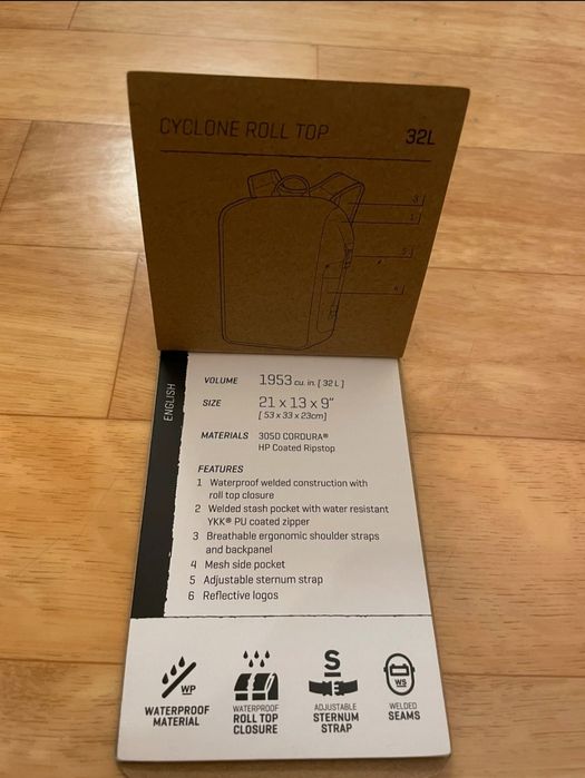 Plecak Dakine Cyclone Roll Top 32L Camo Nowy Surfing windsurfing