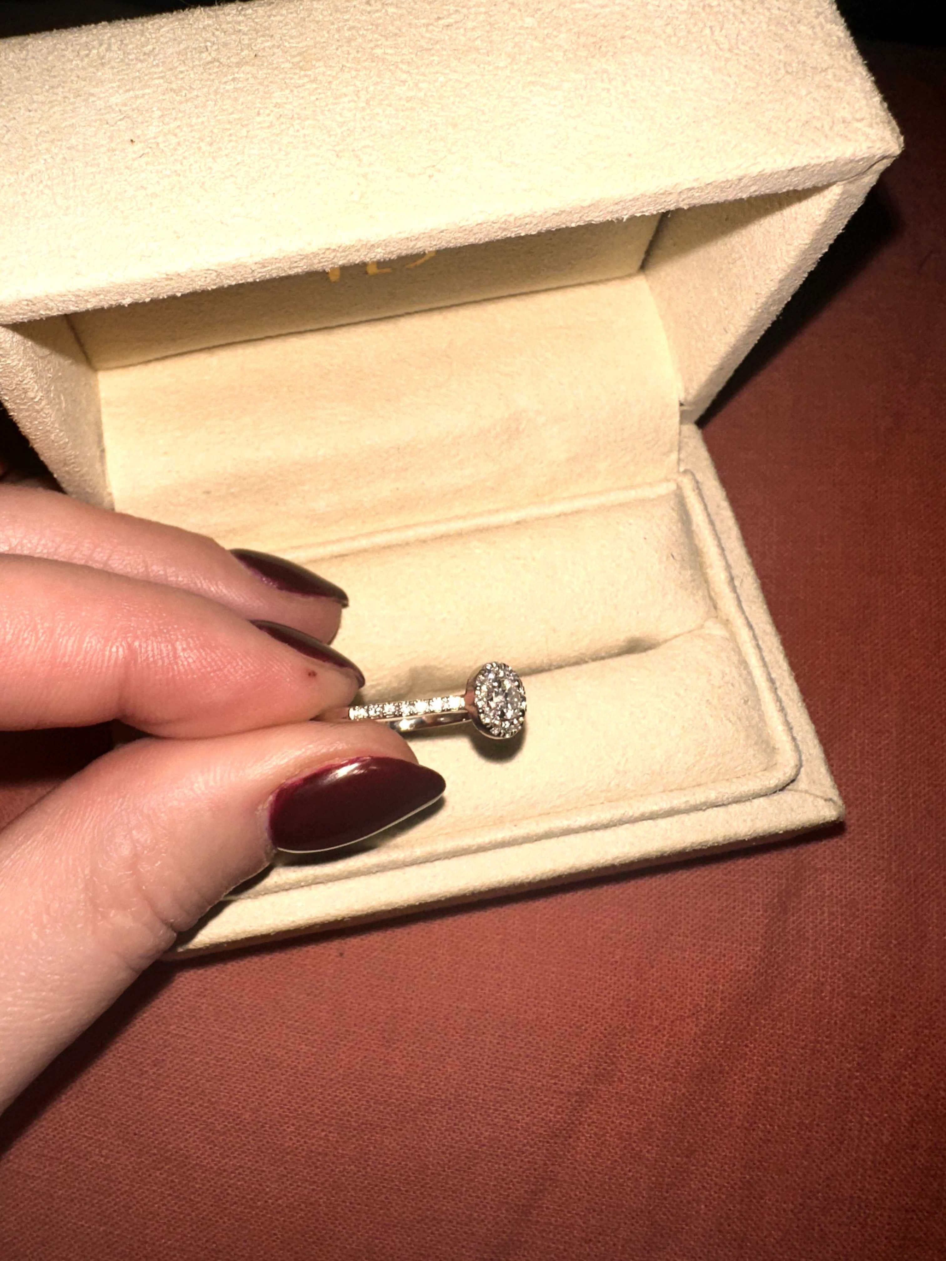Pierścionek z białego złota YES - Metropolitan 0,33ct