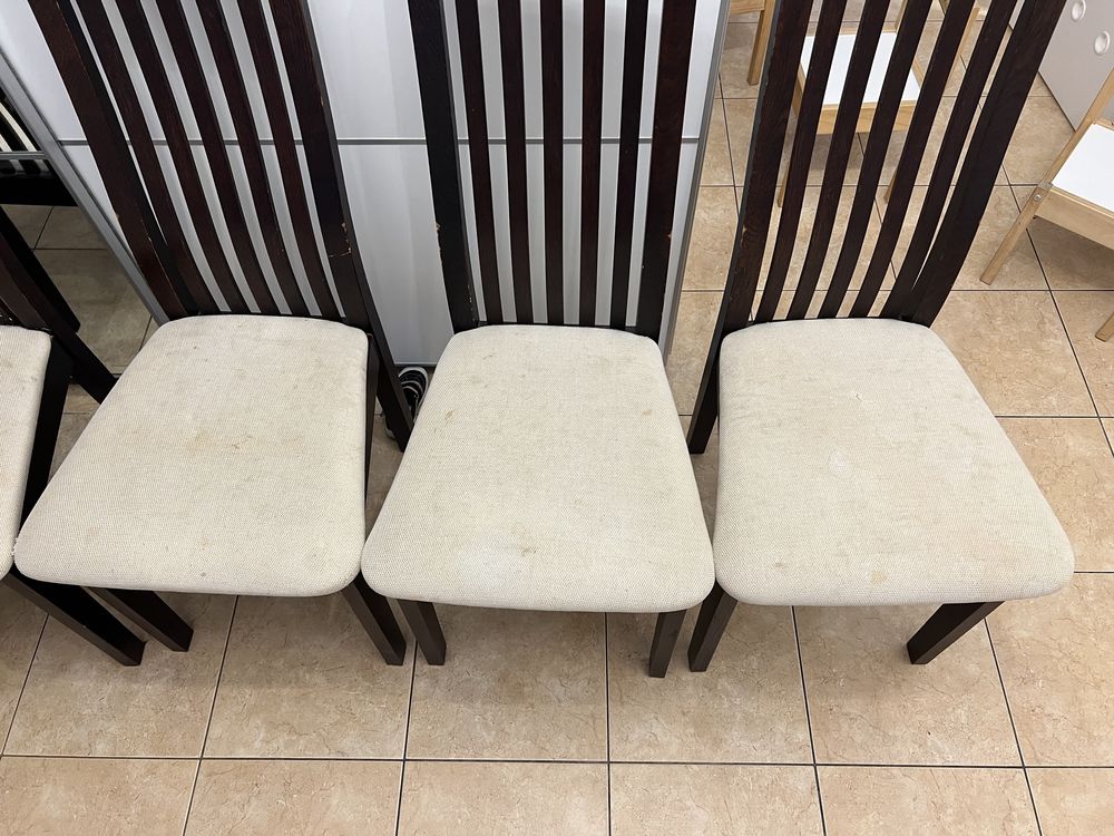 Stół dębowy rozkładany Sherwood 170x95 z krzesłami